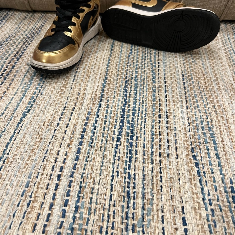 Jordan Kids Sneakers Black and Gold Accents  Size 3.5 DR6967-071 - Picture 8 of 11
